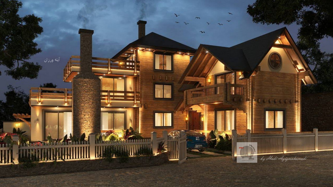 ویلای چوبی آینه ورزان