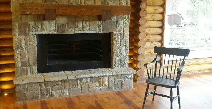 شومینه ویلای چوبی شهرک ساحلی امیردشت