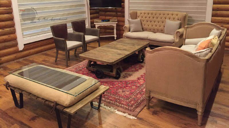 مبلمان داخلی ویلای گردبینه امیردشت