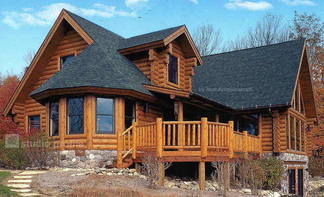 طراحی و ساخت خانه های چوبی