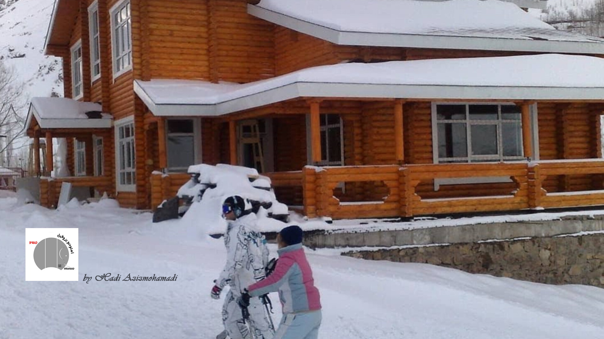 رستوران چوبی پیست اسکی دربندسر